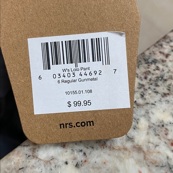 New w Tags NRS Loro Pants Size 6 Gunmetal Gray - Picture 10 of 10